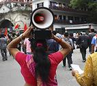 Nepal protesters Nepal protesters - photo credit: GMB Akash / Panos